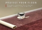 Polythene Carpet Protective Film Printed Moisture Proof Anti Scratch For Floor